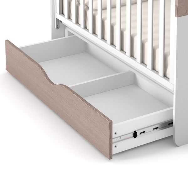 Кровать детская Veres Сидней ЛД4 капучино-белый 04.3.1.1.13