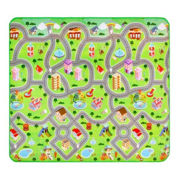 Розвиваючий килимок Ланор бебі мат (200x180x0,5 см) Парк/Доріжки