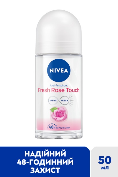 Антиперспірант для жінок Nivea Свіжий дотик троянди 50 мл