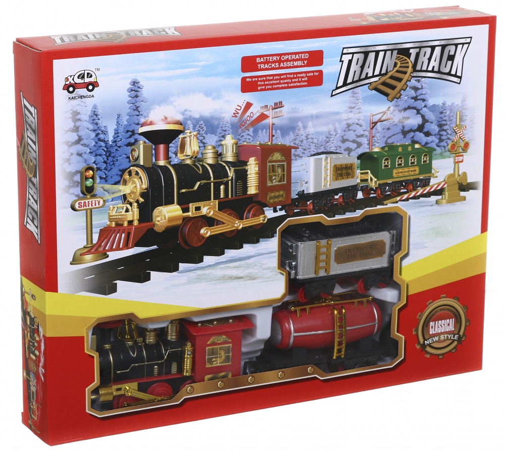 Игровой набор KAICHENGDA железная дорога локомотив 2 шт. OTC0863398