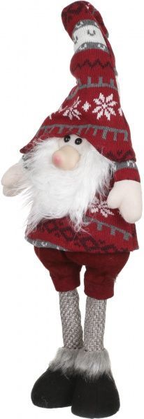 Мягкая игрушка Гномик стоящий красно-бежевый MC70-17622 46 см 