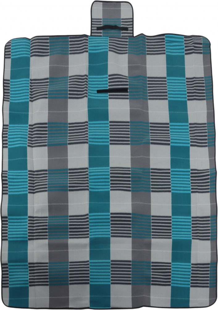 Коврик для пикника UP! (Underprice) клеточка 175x135 см голубой