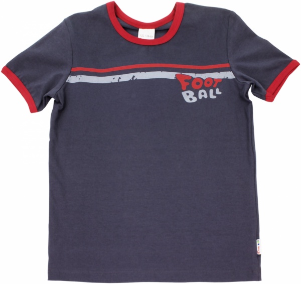 Футболка для мальчика Conte-Kids BF 014 р.122 серый с красными вставками 