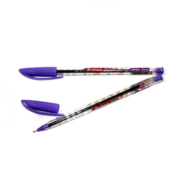 Ручка масляна Hiper Stylo Ho-545 фіолетова 