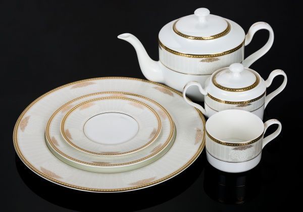 Сервиз чайный Ancient Gold 21 предмет на 6 персон Fiora