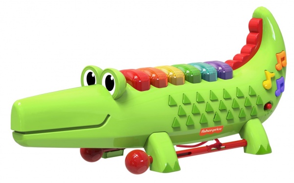 Ксилофон Fisher Price Веселый крокодил 22282