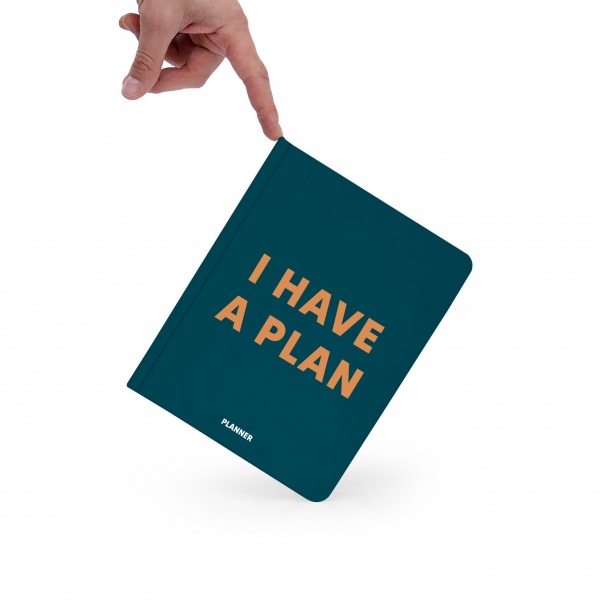 Блокнот I HAVE A PLAN зелений Orner
