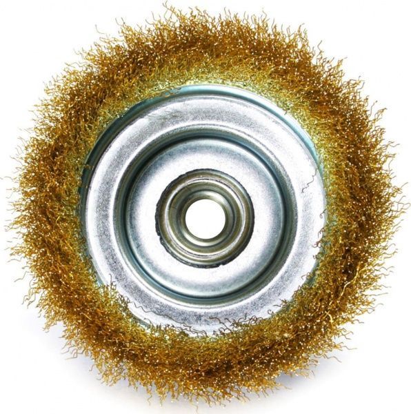 Щітка чашкова 125мм x M14, витий (рифлений) дріт d0,3 об/хв 6500 стальний дріт S&R 136132125
