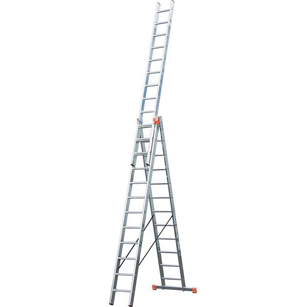 Драбина 3-секційна універсальна Krause Tribilo 3x12 (129703)