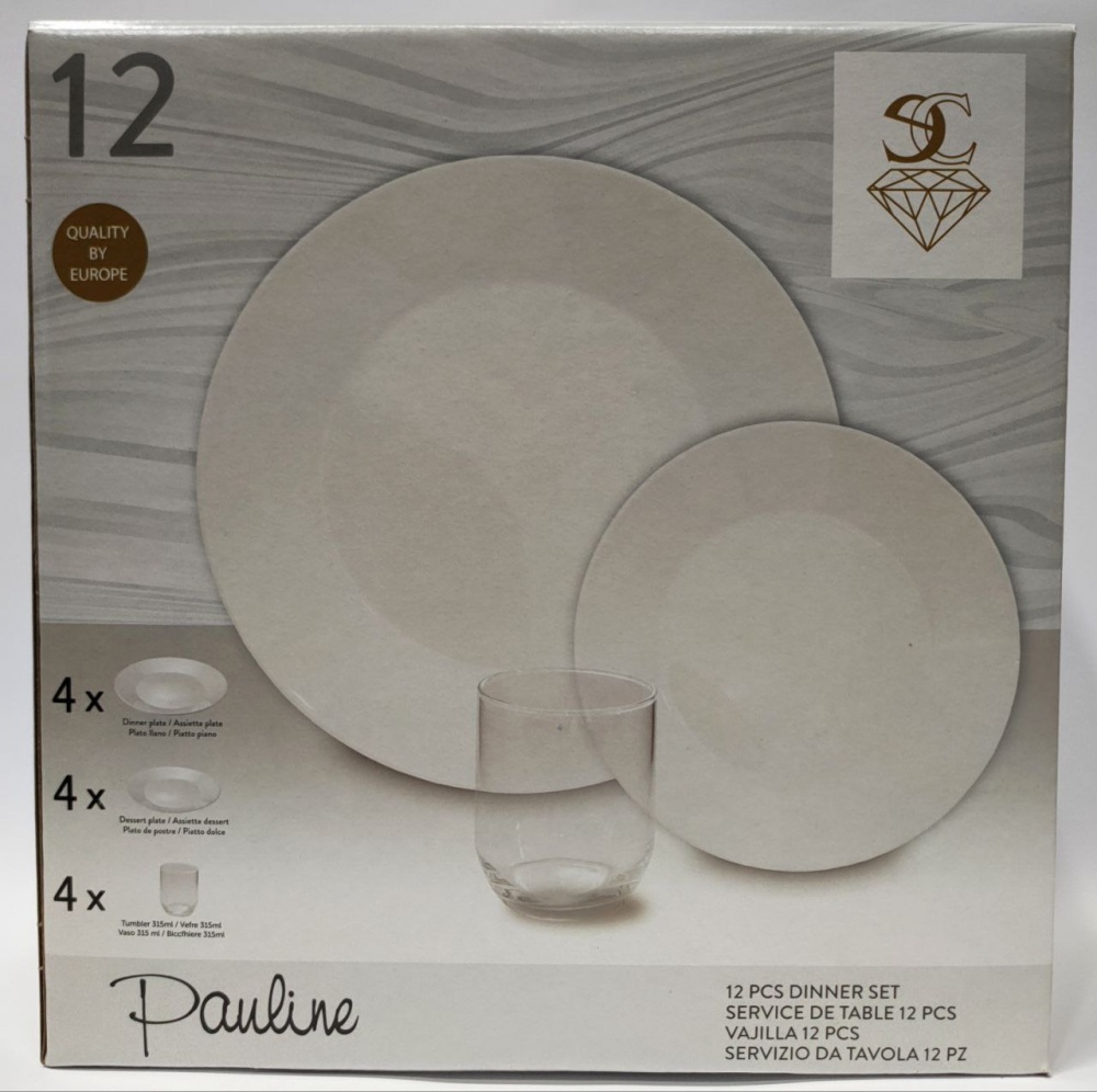 Сервиз столовый Maison Forine PAULINE 12 предметов