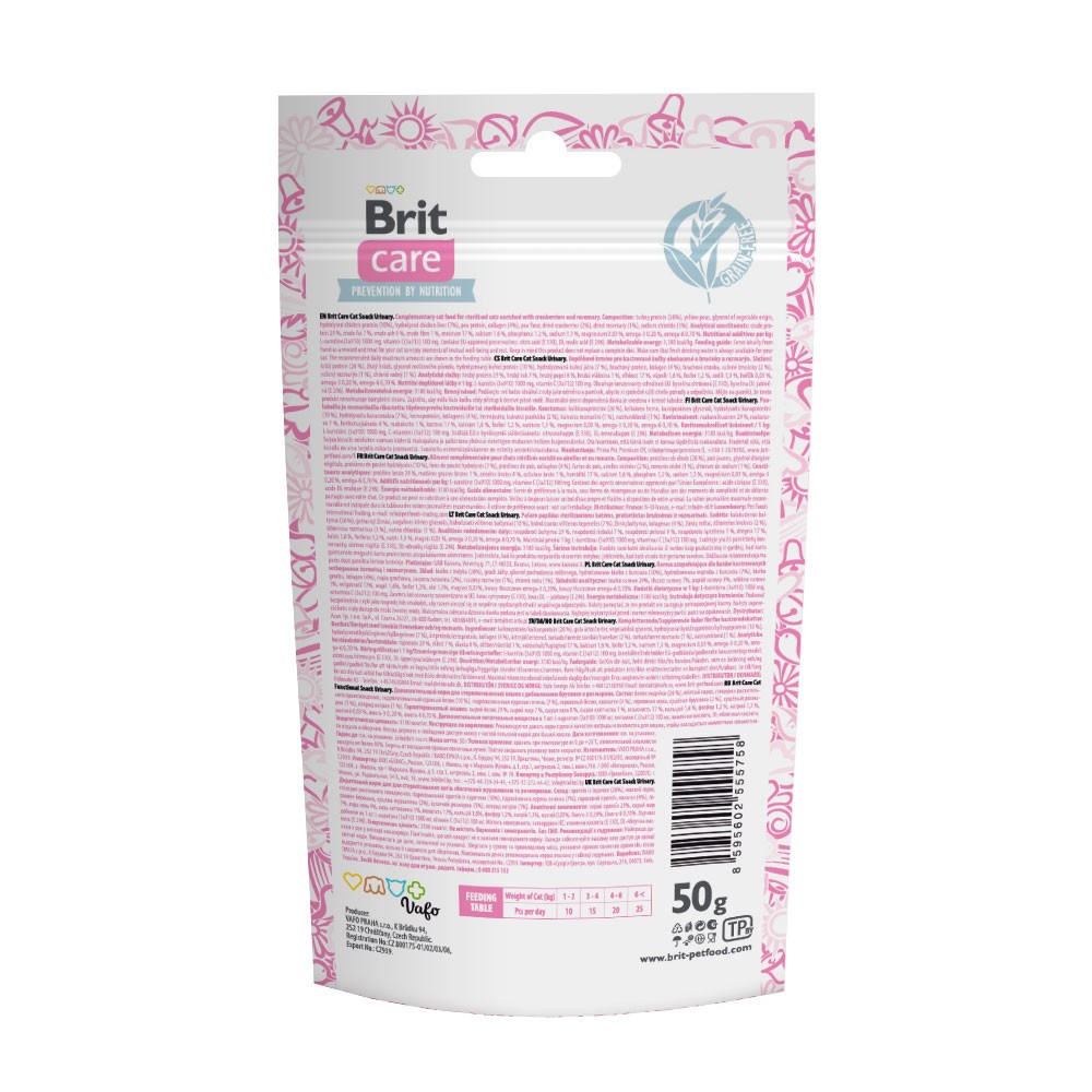 Лакомство Brit Care Snack Urinary с индейкой 50 г