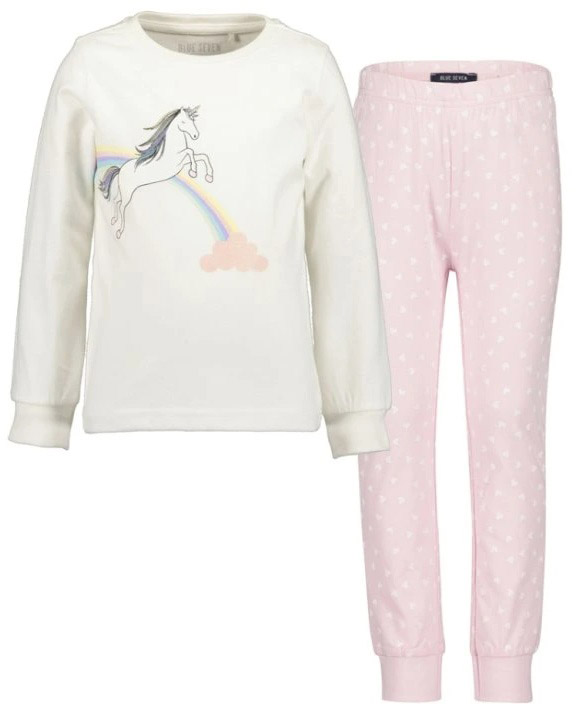 Піжама дитяча для дівчаток Bambinelli р.116-122 білий із рожевим 777529-00 X 708