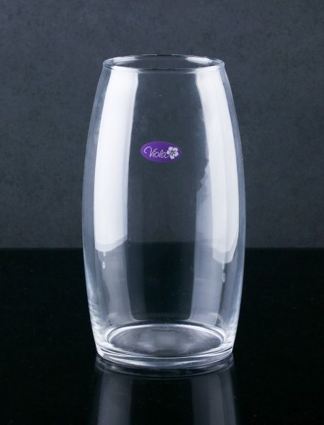 Ваза стеклянная прозрачная 31-108-056 Viola
