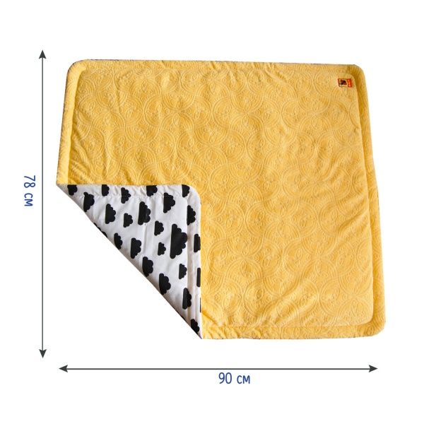 Плед Масик детский Солнышко 78х90 см желтый МС 110612-15 