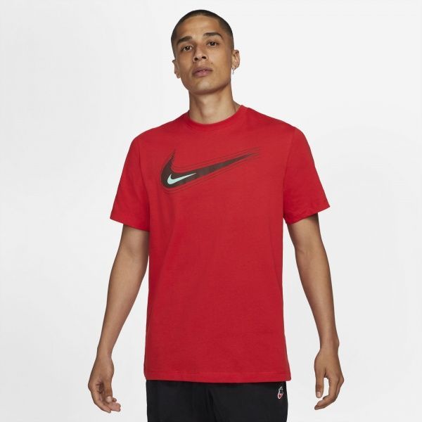 Футболка Nike M NSW TEE SWOOSH 12 MONTH DB6470-657 S червоний