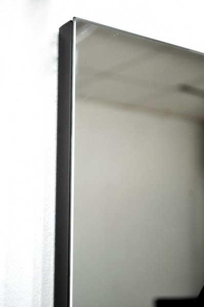 Зеркало SEAPS Zerrofixx Glitter Circle Black 90x90 см №3607 