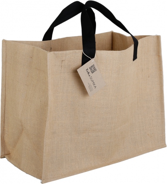 Сумка 48 D мішковина ламінована джутова 53x40x28 см 