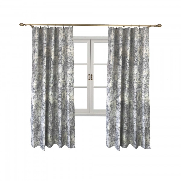 Комплект штор PARIS Вензель графит La Nuit