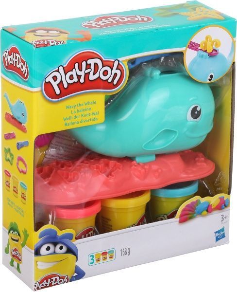 Набор пластилина Hasbro Веселый кит Play-Doh E0100