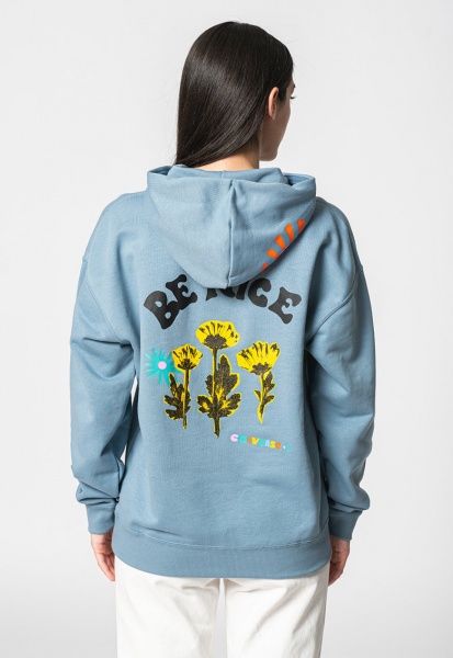 Джемпер Converse Much Love Graphic Hoodie 10023949-494 р. M блакитний