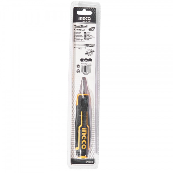 Стамеска INGCO 12×140 мм INDUSTRIAL HWC0812