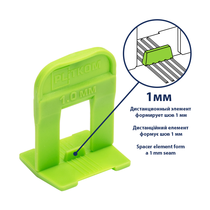 Основа СВП Plitkom 1 мм 500 шт./уп (110500)