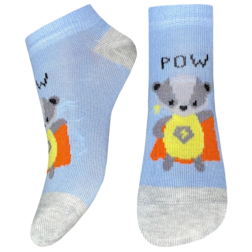 Шкарпетки унісекс Легка хода 9344 р. 16–18 блакитний із малюнком