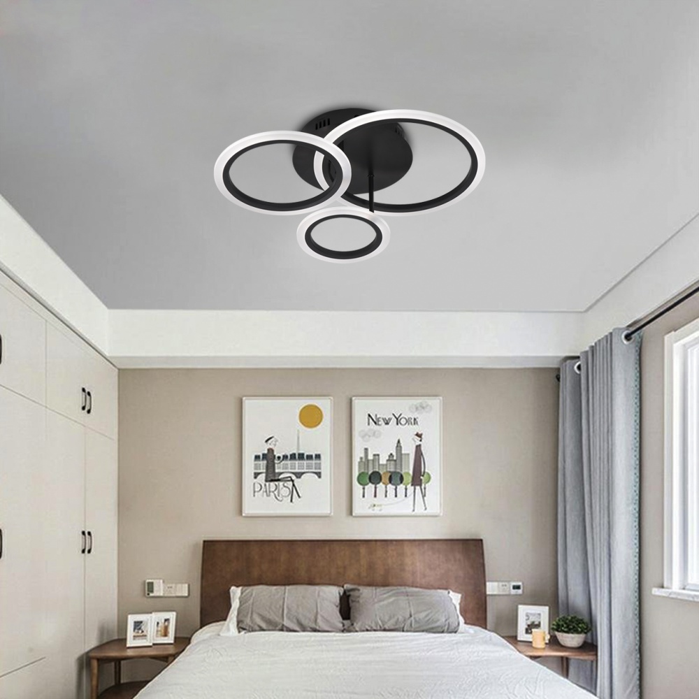 Люстра потолочная Eurolamp 42 Вт LED-модуль черный LED-LR-42-M22(black)