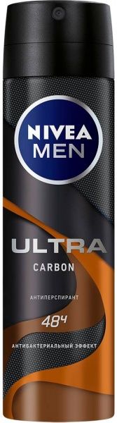 Антиперспірант для чоловіків Nivea Ultra Carbon 150 мл