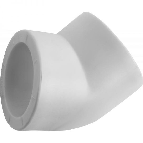 Коліно з'єднувальне KAS поліпропіленове d40/45°