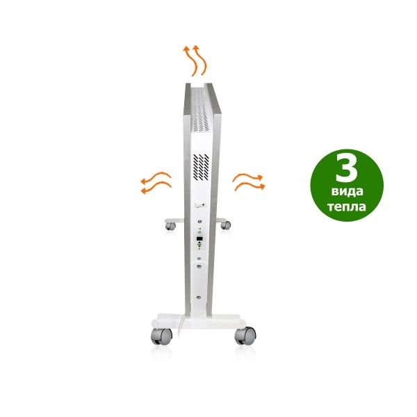 Обогреватель керамический ECOTEPLO DUO 1000 ME (белый)