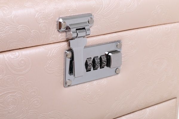 Сундучок для украшений Delux цветок бежевый