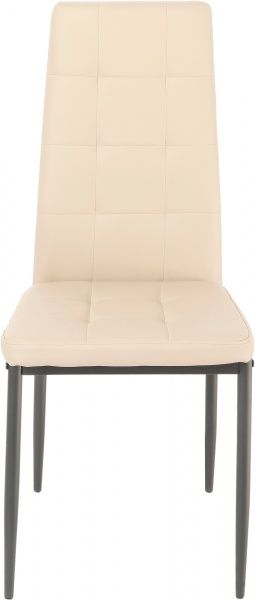 Стілець обідній GT Racer K-2010 чорно-сірий/бежевий