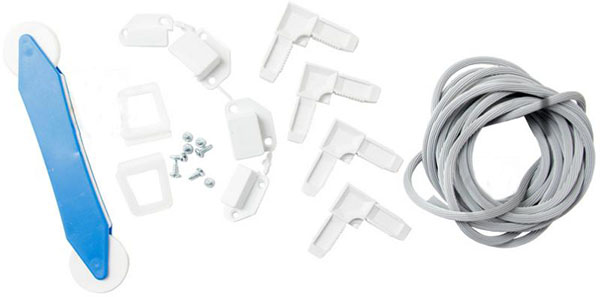 Сетка москитная на окна / на балкон наружная Vektor макс. р-р до 750х1500 мм белый