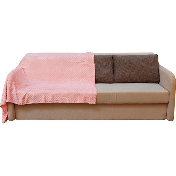 Плед мікрофібра La Nuit Basic Soft рожевий 200x220 см