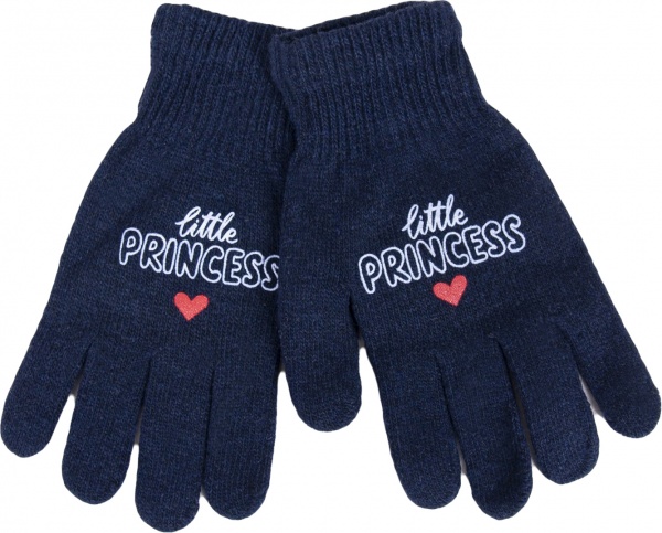 Варежки YO! р.16 темно-синий 