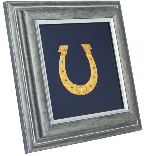 Декор настенный Подарок «Подкова» 28,5x27 см золото 