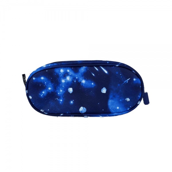 Пенал на блискавці UpixeFuturistic Kids Космос U21-X012-C Upixel синій