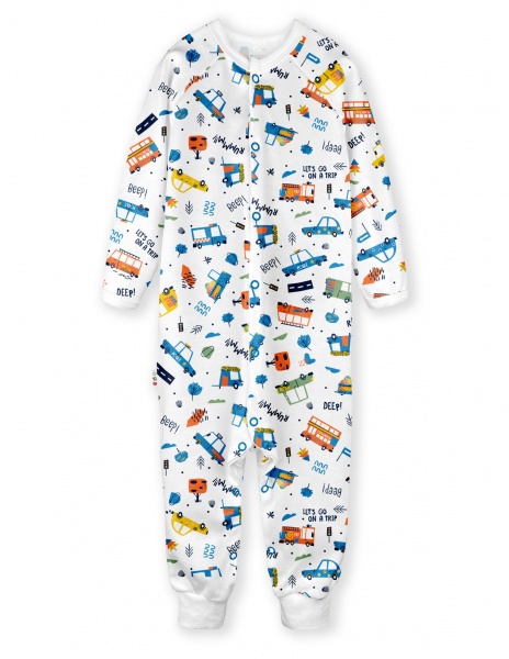 Чоловічок для хлопчика Софія Cars р.80 білий 450380 