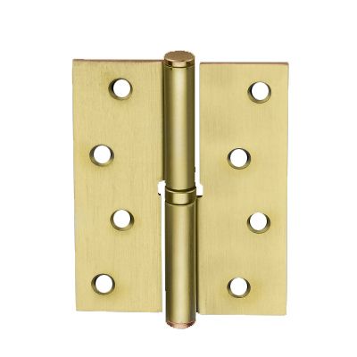 Петля правая H-100R ВР 100x75x2 мм полированная латунь