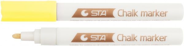 Маркер меловой STA 1010 2 мм STA1010-F01 желтый 