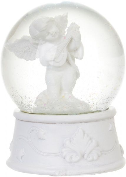 Шар новогодний ангел полигума 2 в ассортименте 6.5 см ZY82802/03 