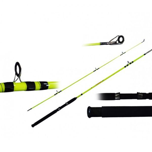 Спінінгове вудлище Crocodile lime 180 см 100-250