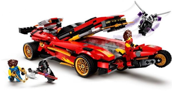 Конструктор LEGO Ninjago Переслідувач ніндзя X-1 71737