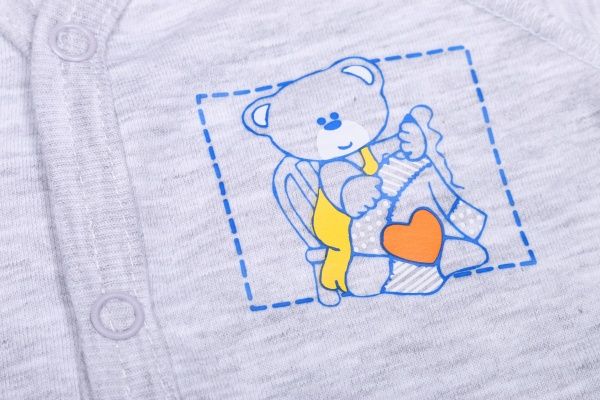 Полукомбинезон для мальчика Татошка р.62 серый меланж м14253смл 