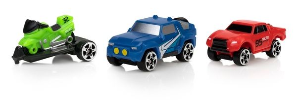 Игрушечный набор Micro Machines Трюковой 3 шт. 6606083