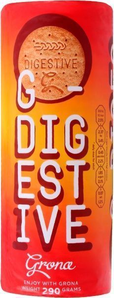 Печенье Grona Дайджестив тубусы 4820156635378 290 г 