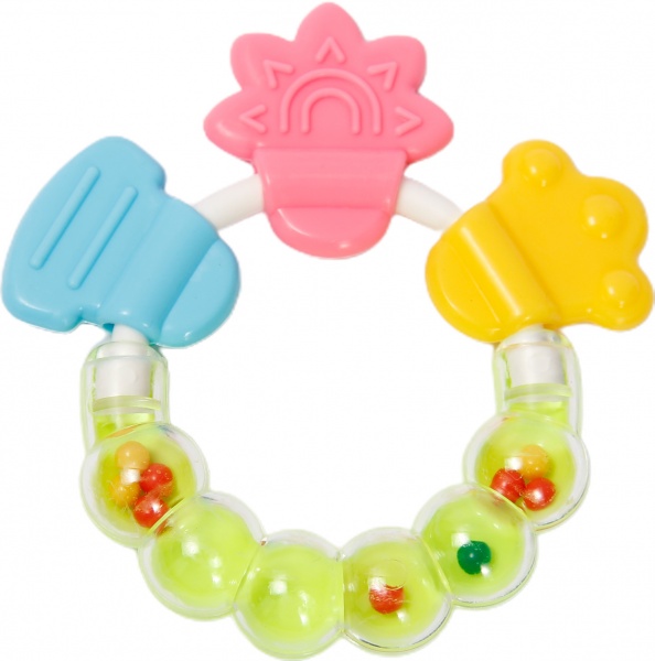 Брязкальце-прорізувач Курносики салатовий