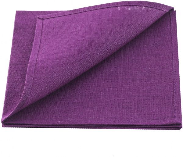 Серветка Галерея льону лляна 45x45 см бузковий 