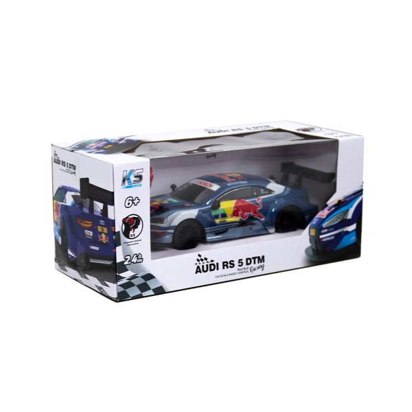 Машинка на р/к - Audi RS 5 DTM Red Bull (1:24, 2.4Ghz, блакитний) 1:24 124RABL